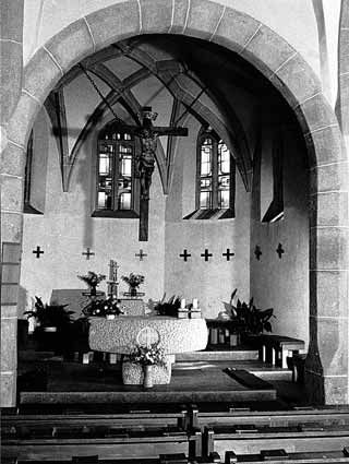 Kirche Mönchdorf Altarraum 